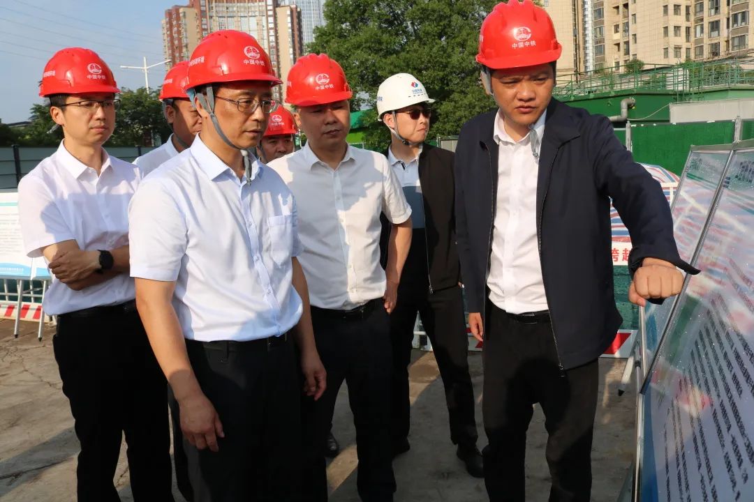 江西省住建廳黨組書記、廳長李緒先一行到萍鄉市主城區排水系統提質增效系統化治理工程（一期）項目檢查指導工作