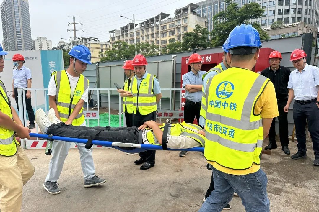 萍鄉市主城區排水系統提質增效系統化治理工程（一期）項目開展施工現場觸電事故應急救援演練