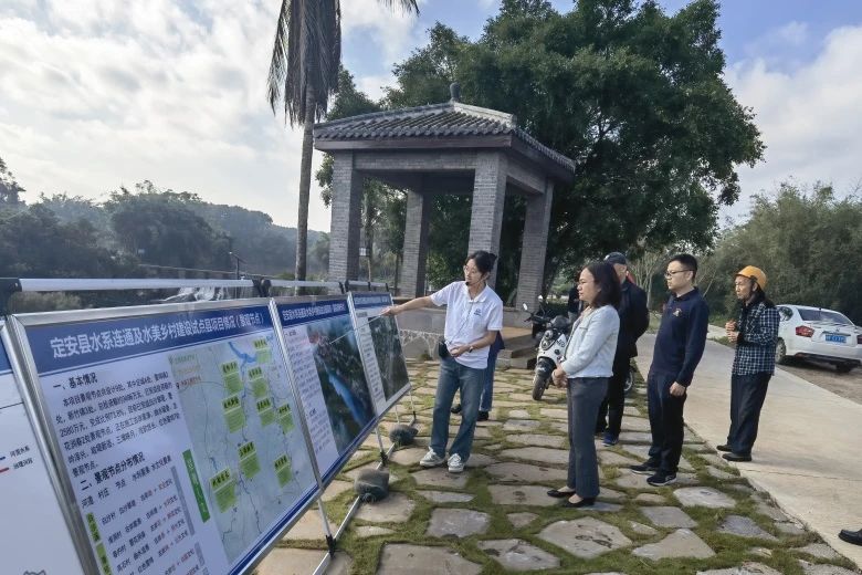 海南省定安縣政協副主席陳京華、周裕云先后到海南定安項目檢查指導工作