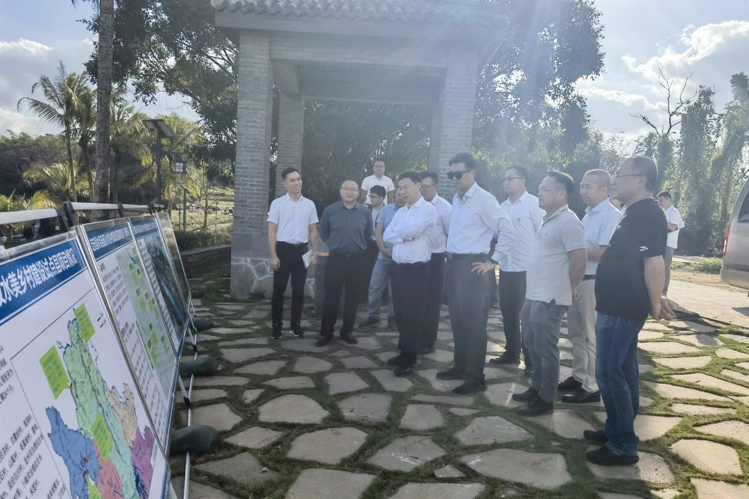 海南省水務(wù)廳黨組成員、副廳長余倫創(chuàng)到海南定安項目調(diào)研指導(dǎo)工作