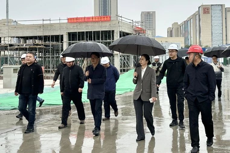 石家莊市城市管理綜合行政執法局副局長劉文棟到西兆通再生水廠和地上公園項目檢查指導工作