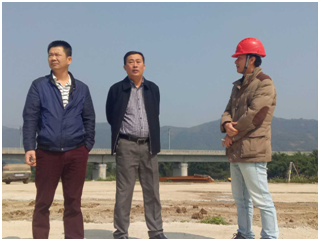 揭陽普寧市副市長陳衛華蒞臨占隴污水處理廠檢查指導工作