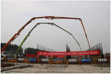 國內一次性建成規(guī)模最大的污水處理廠——武漢市北湖污水處理廠土建工程正式開工