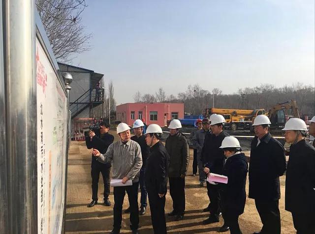 沈陽市長姜有為調研沈水灣污水處理廠要求——精心組織施工建設精品工程