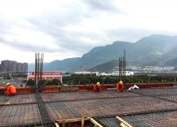 福州市洋里污水處理廠項目主體結構施工完成