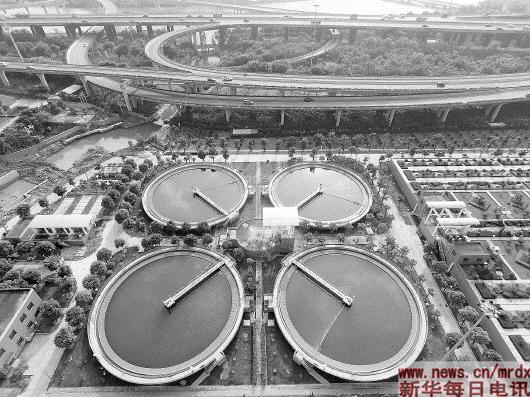 新華每日電訊：福州洋里污水廠提標(biāo)改造試通水