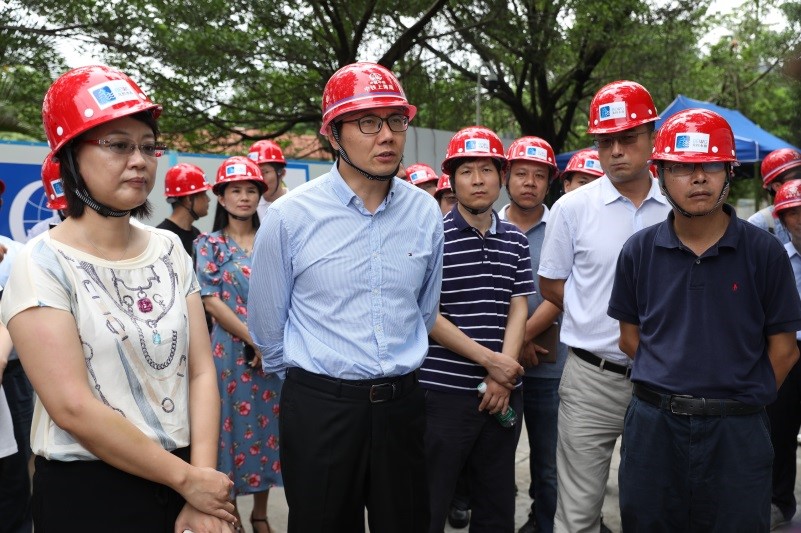 深圳市水務局常務副局長龔利民到深圳橫嶺污水處理廠項目檢查指導工作