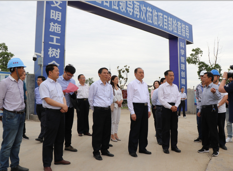 淮安市人大常委會副主任李冰到淮安區黑臭水體綜合整治PPP項目檢查指導工作