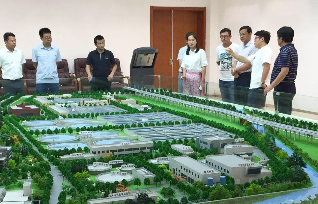 寧國市住建局局長張玉家一行到南京江心洲、城東三期 取水處理廠實地考察調研
