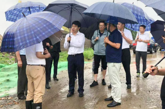 沈陽市副市長于振明到沈陽南部污水處理廠二期項目檢查指導工作