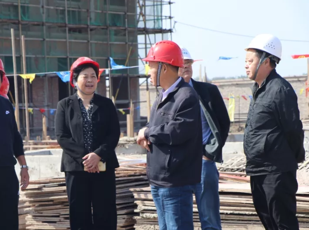 樅陽縣人大常委會副主任周曉娟到樅陽縣農村自來水并網PPP項目檢查指導工作