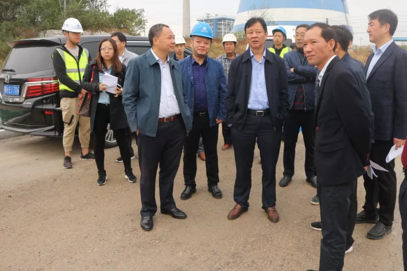 荊門市委常委、常務副市長趙俊到荊門泉水大道市政工程檢查指導工作
