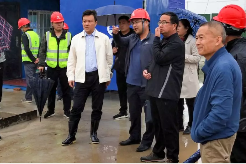 泰安市人民政府副秘書長侯衍奎到泰城水生態環境治理工程PPP項目檢查指導工作