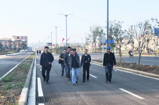 襄陽市星光大道土建工程順利通過預驗收