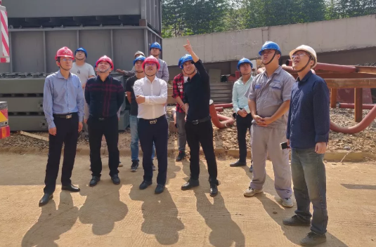 公司總經(jīng)理鄧永馳到廣西貴港生活垃圾焚燒發(fā)電廠二期項目檢查指導(dǎo)工作