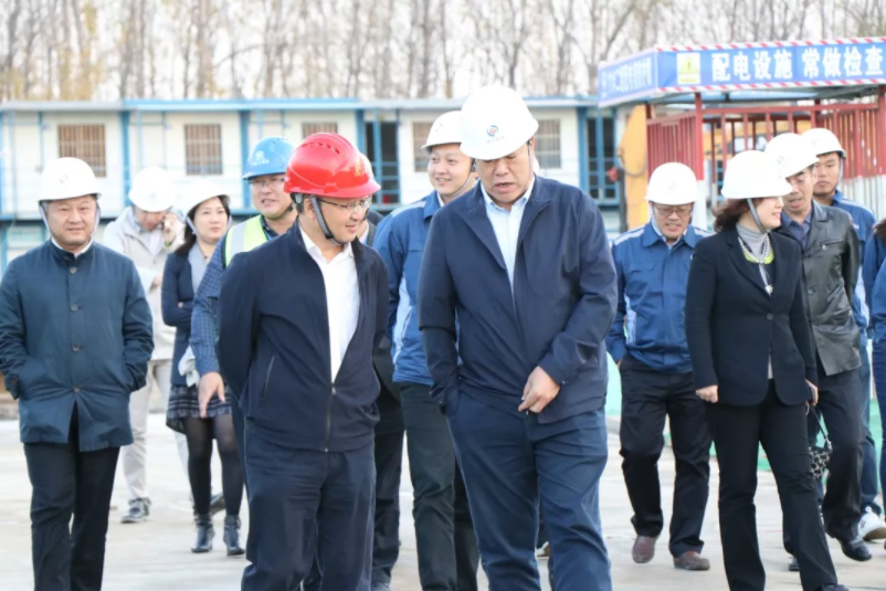 北京首創(chuàng)股份有限公司黨委書記、董事石祥臣到淮安區(qū)黑臭水體綜合整治PPP項目檢查指導(dǎo)工作