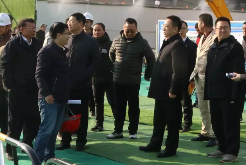 鄭州地鐵集團黨委書記、董事長、總經理張洲到鄭州市政控制節點工程土建07標項目檢查指導工作