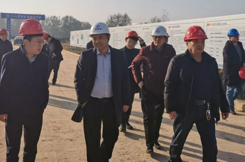 樅陽縣長楊如松到樅陽縣農水村自來水并網PPP項目檢查指導工作
