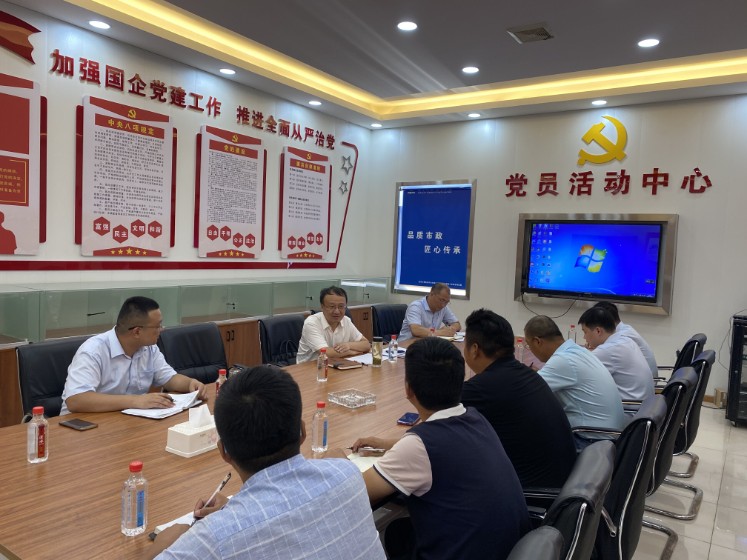 公司黨委書記高學武到武漢黃家湖污水處理廠三期擴建工程項目檢查指導工作