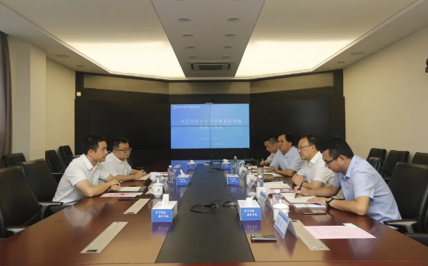 武漢中科水生董事長陳華榮到訪公司開展合作交流