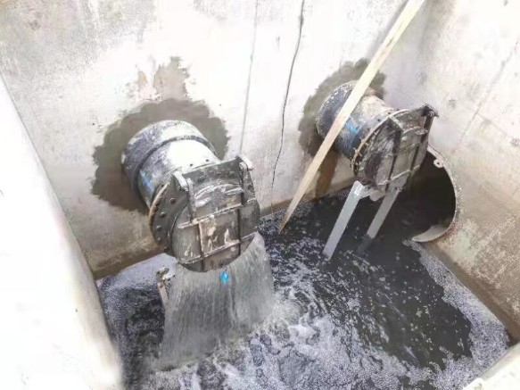 武漢繡球山污水泵站及進出水管道工程繡球山泵站出水管段順利通水