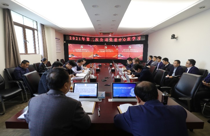 公司黨委理論學習中心組舉辦黨史學習教育和安全隱患排查集體學習