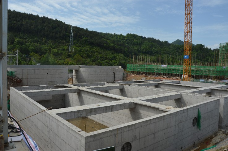 恩施市第四水廠項目污泥濃縮池、排水排泥池主體施工順利完成