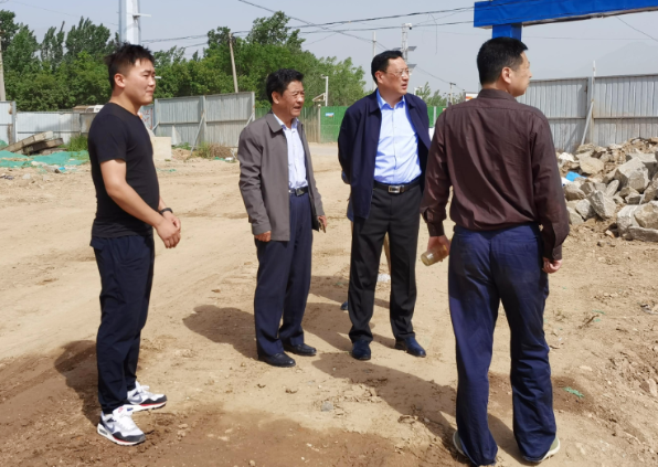 泰安市泰山區政府黨組成員吳杰到芝田河生態保護修復工程調研指導工作