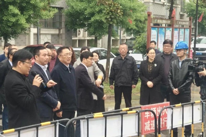 淮安市副市長趙權到淮安區(qū)黑臭水體綜合整治PPP項目調研指導工作