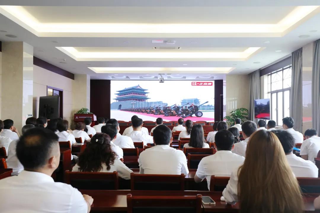中鐵市政環(huán)境公司各單位組織觀看慶祝中國共產黨成立100周年大會