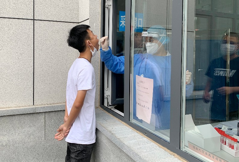 泰城水生態環境治理工程PPP項目組織全體職工（含家屬）進行核酸檢測