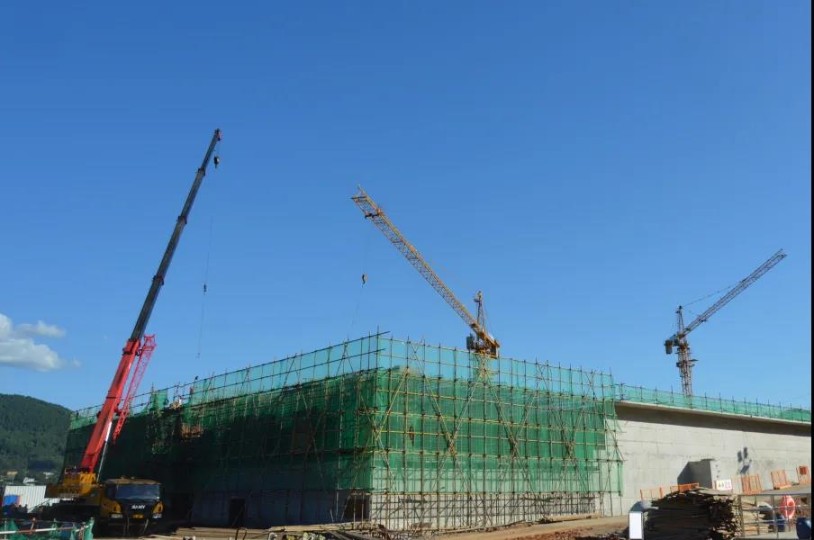 恩施市第四水廠工程凈水廠絮凝沉淀池及清水池（疊層池）混凝土順利澆筑完成