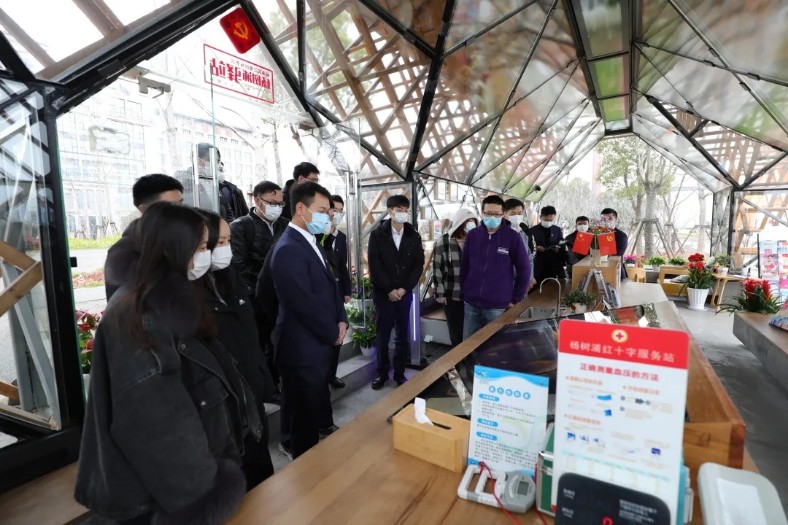 公司組織上海區域青年開展踐行“人民城市”理念主題團日活動