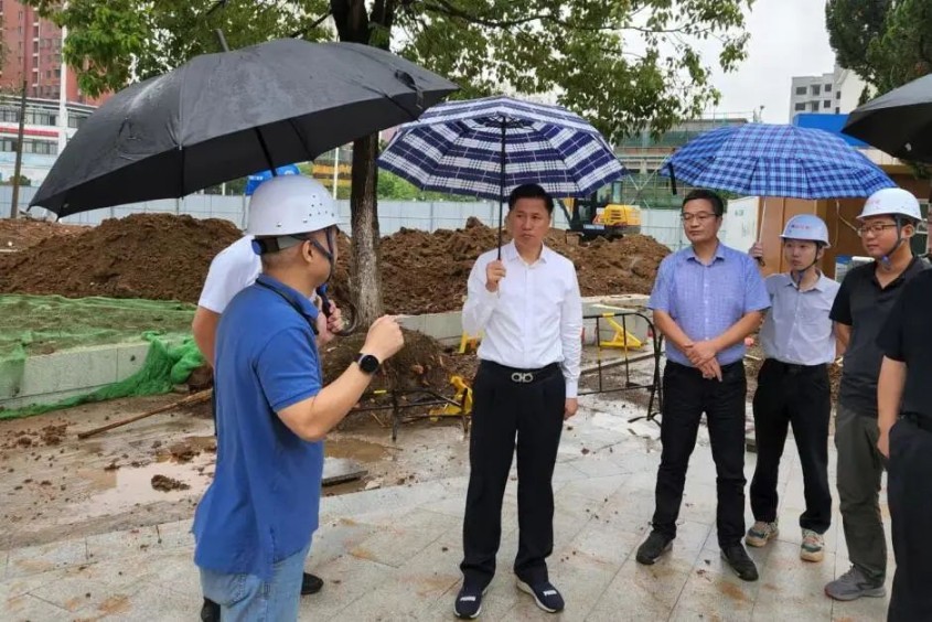 馬鞍山市副市長左年文一行到馬鞍山市向山地區EOD項目檢查指導工作