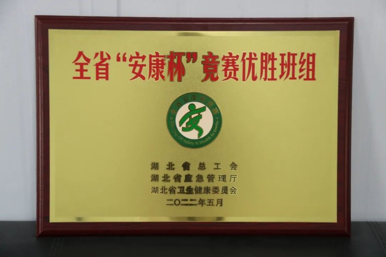 赤壁市長江取水工程項目部頂管施工班組榮獲湖北省“安康杯”競賽活動“優勝班組”稱號