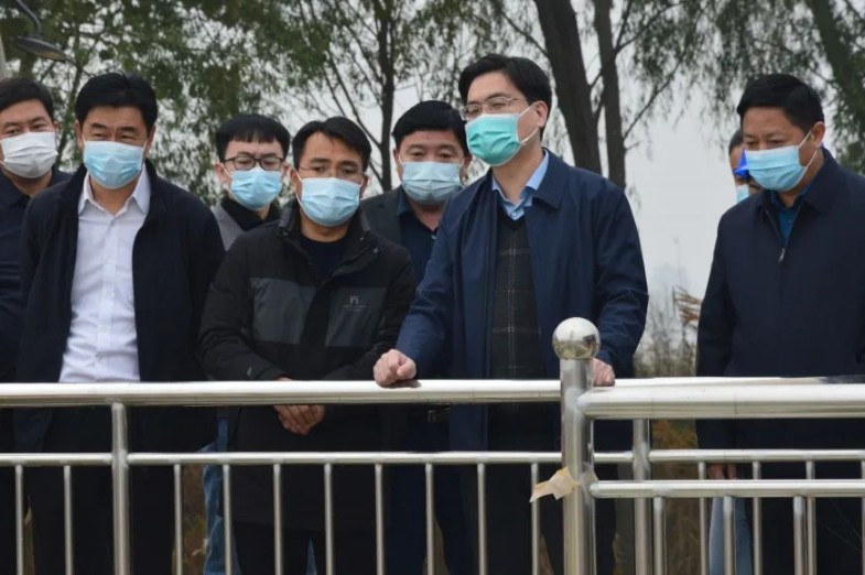 魏縣縣長高巍調研檢查全域水網地表水PPP灌溉工程項目