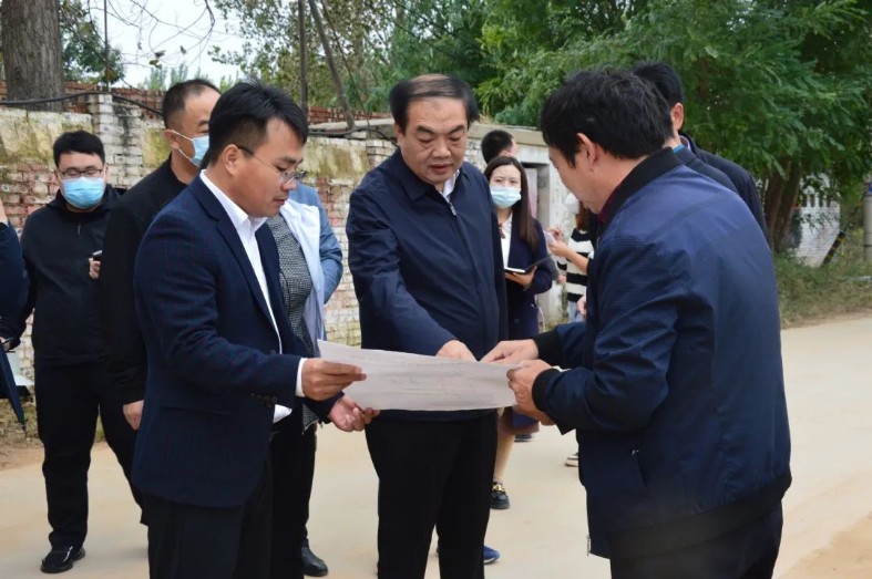 魏縣縣委委員、常委、書記蘇雷芳到魏縣全域水網地表水PPP灌溉工程項目調研