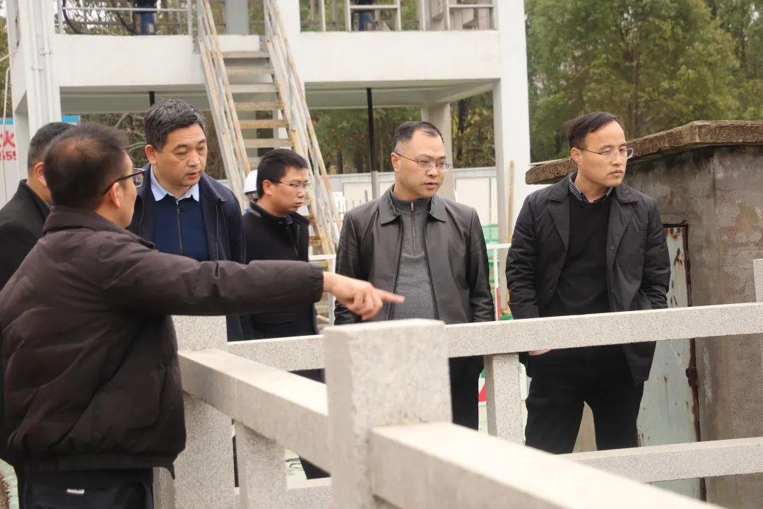 鷹潭市政府副秘書長祝笑飛到鷹潭項目檢查指導工作