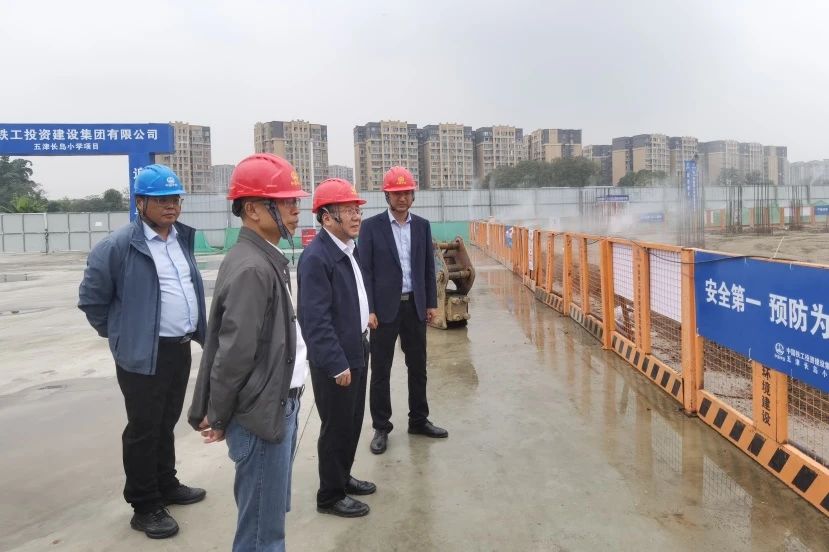 公司總經理、黨委副書記李明華到成都新津區域項目、都江堰項目檢查指導工作