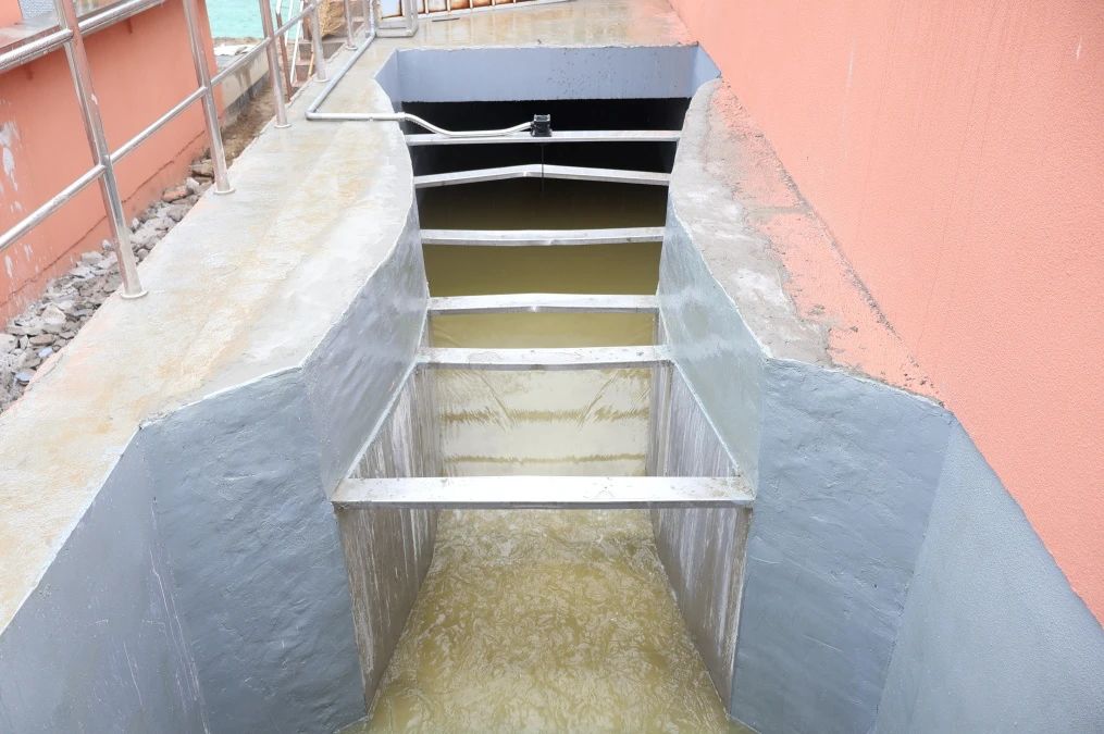 姜堰城區污水處理廠提標、擴建改造工程項目南區達標出水