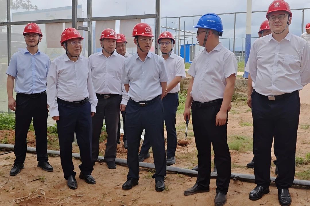 中鐵（廣州）投資發展有限公司總經理王江卡一行到東源縣全域土地綜合整治一期EPC總承包項目調研指導工作