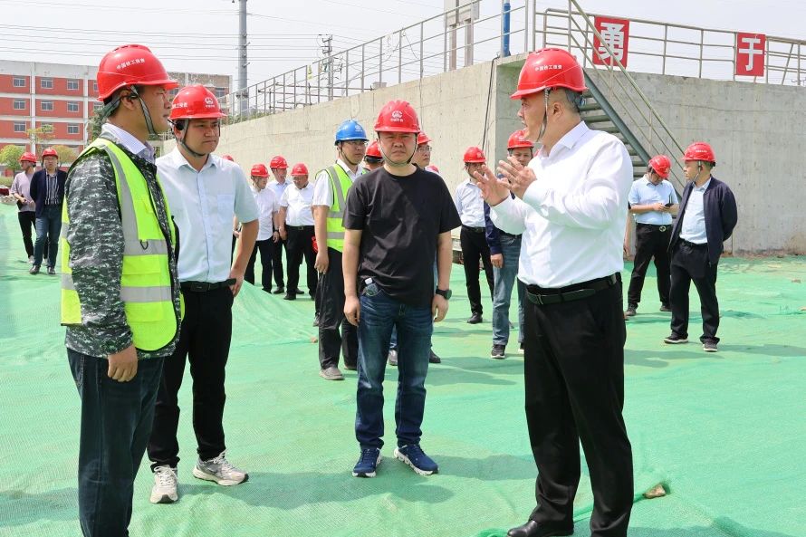泰州市金東城市建設投資集團黨委書記、董事長陳祥到姜堰項目檢查指導工作