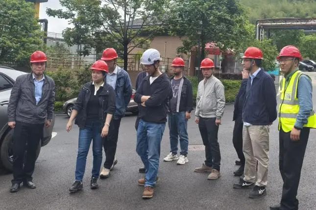 福建海峽環保集團股份有限公司黨委書記、董事長徐婷一行到紅廟嶺項目檢查指導工作