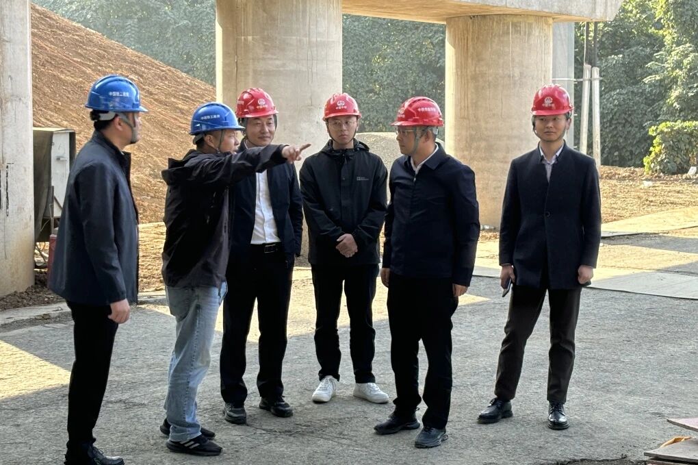 公司總經理、黨委副書記鄭田楊到馬鞍山向山項目檢查指導工作