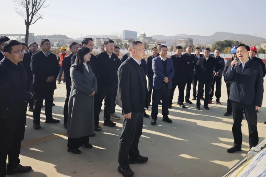 武穴市委書記查俊到武穴項目開展重點項目建設拉練觀摩活動
