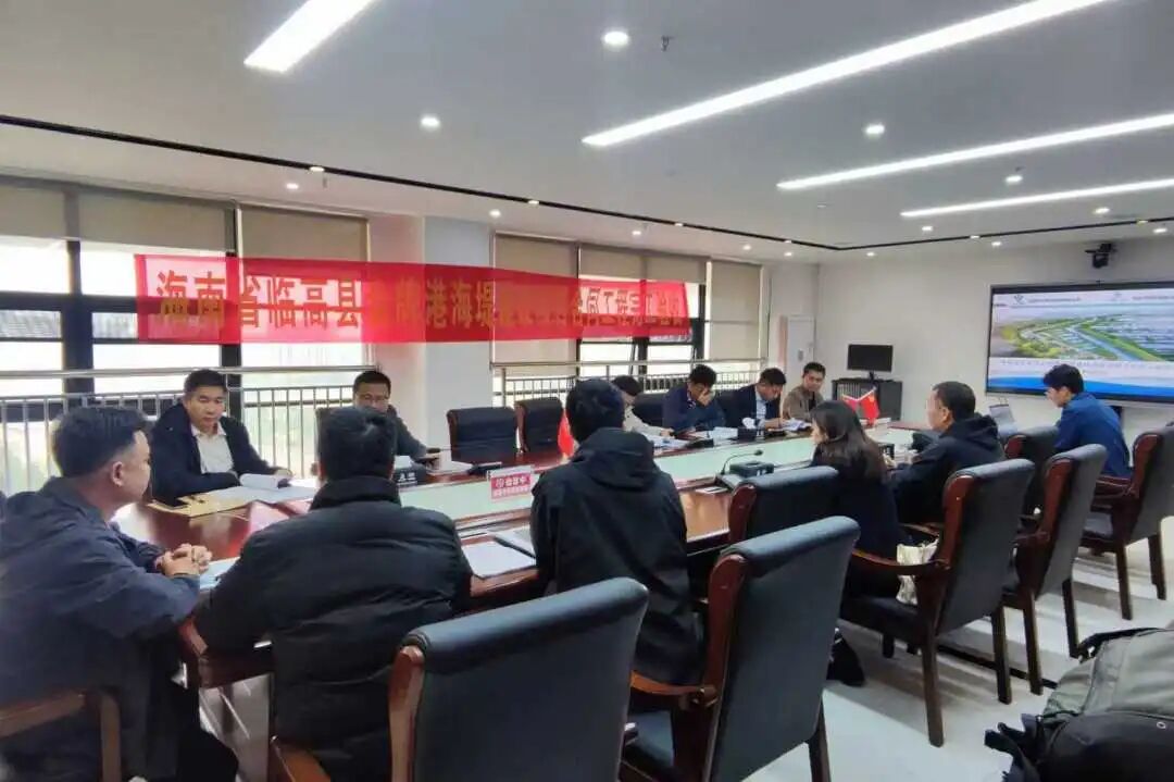 海南省臨高縣金牌港海堤建設項目通過合同工程完工驗收